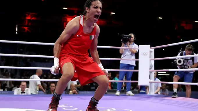 Algerian boxer Imane Khelif, a boxer with male XY chromosomes, now defeats Hungarian Female Boxer Anna Luca in the women's 66kg boxing quarter-final.